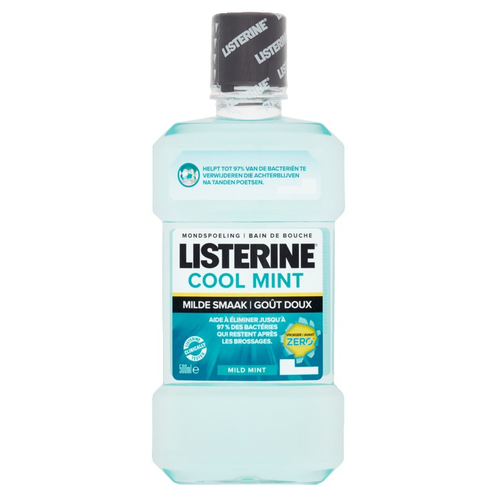 Listerine Mondspoeling Cool Mint Milde Smaak 500ML