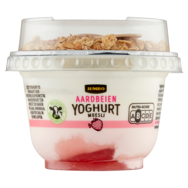Jumbo Yoghurt Aardbei met Muesli 170g