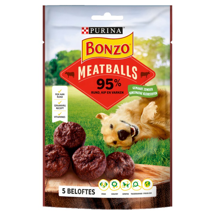 Bonzo Meatballs Hondensnacks