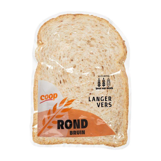 Coop Rond bruin brood half