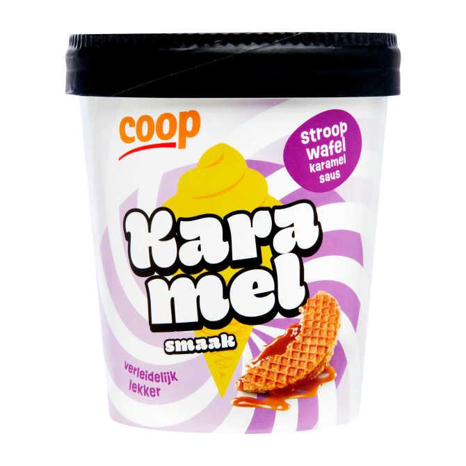 IJs karamel stroopwafel