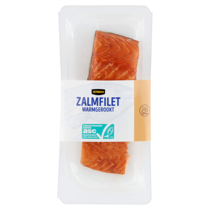 Jumbo Zalmfilet Warmgerookt 125g