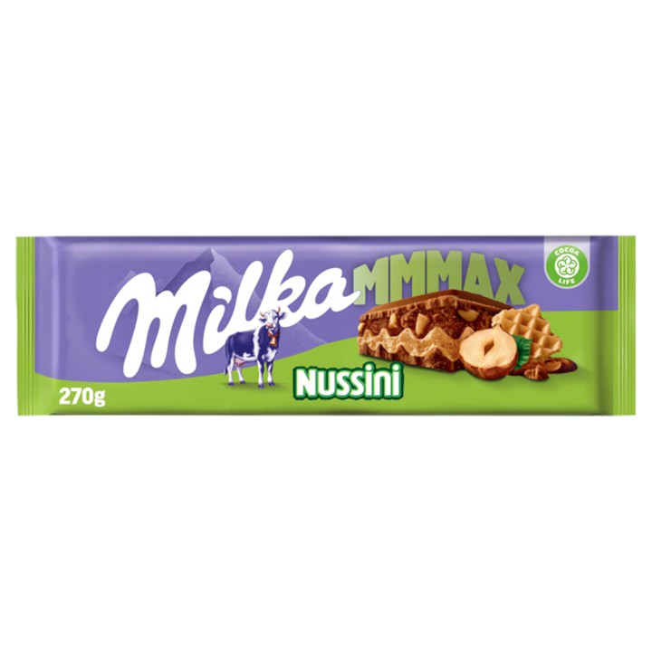 Milka Mmmax Chocolade Reep Nussini 270g