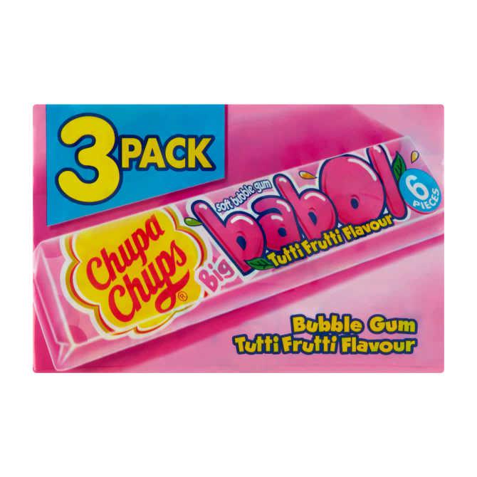 Chupa chups Big soft bubble gum babol 3 stuks