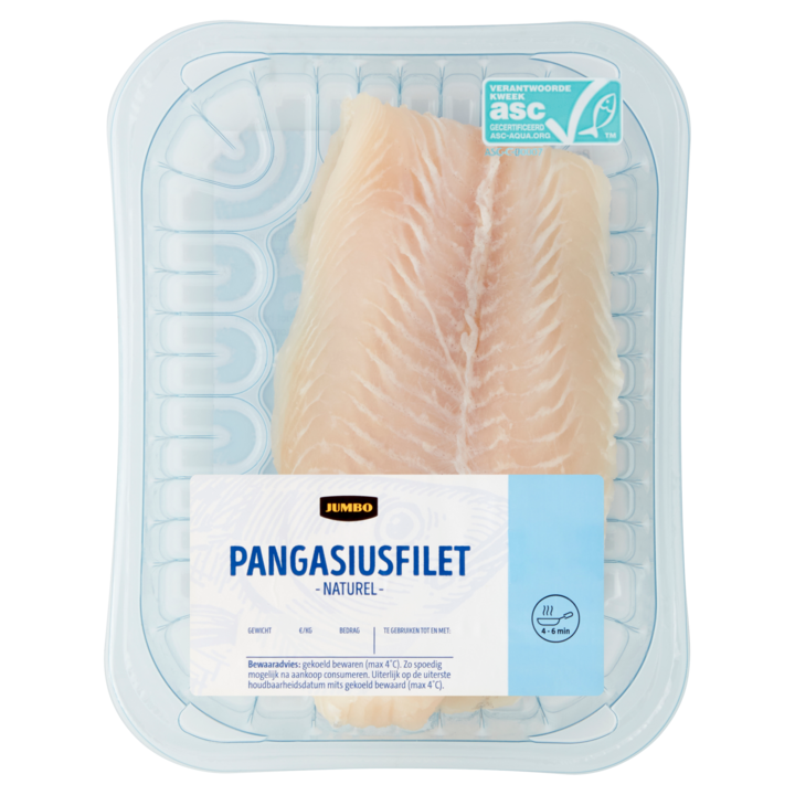 Jumbo Pangasiusfilet Naturel ca. 150g