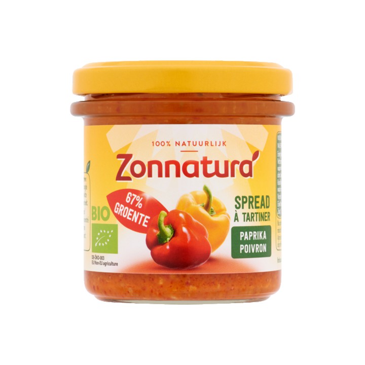 Zonnatura Spread Paprika 135g