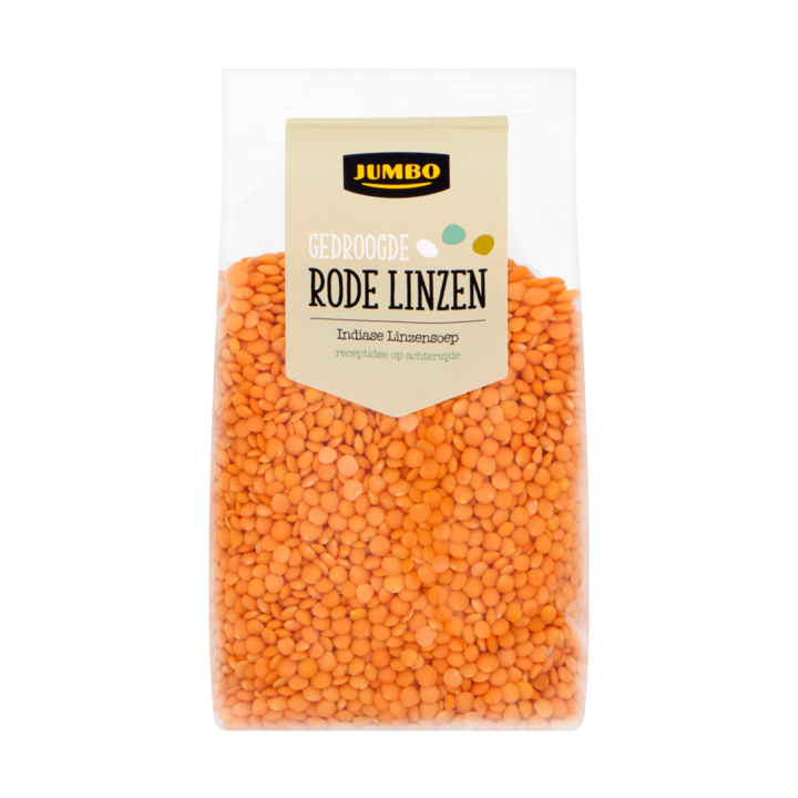 Jumbo Gedroogde Rode Linzen 400g