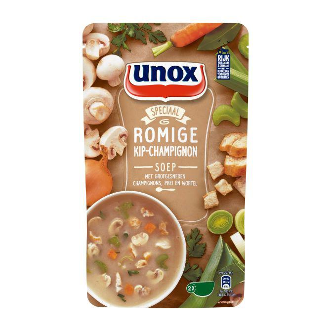 Unox Romige kip champignonsoep