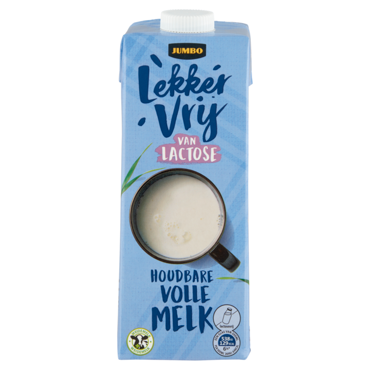 Jumbo Lactosevrije Houdbare Volle Melk 1L