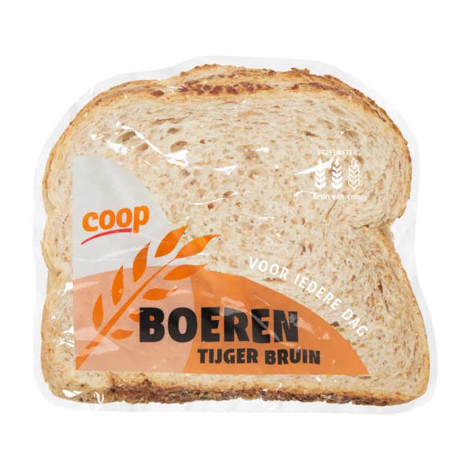 Coop Boeren bruin tijgerbrood half