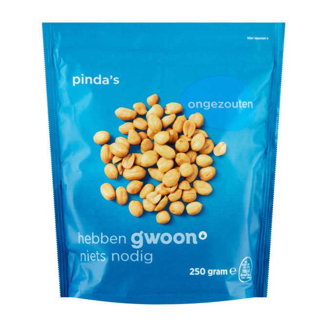 g'woon Pinda's ongezouten