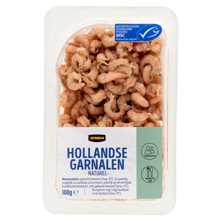 Jumbo Hollandse Garnalen Naturel 100g