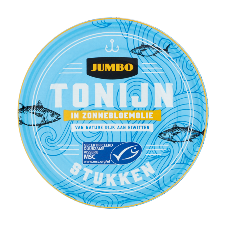 Jumbo MSC Tonijnstukken in Zonnebloemolie 160g