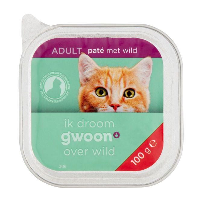 g&#039;woon Pate kat met wild