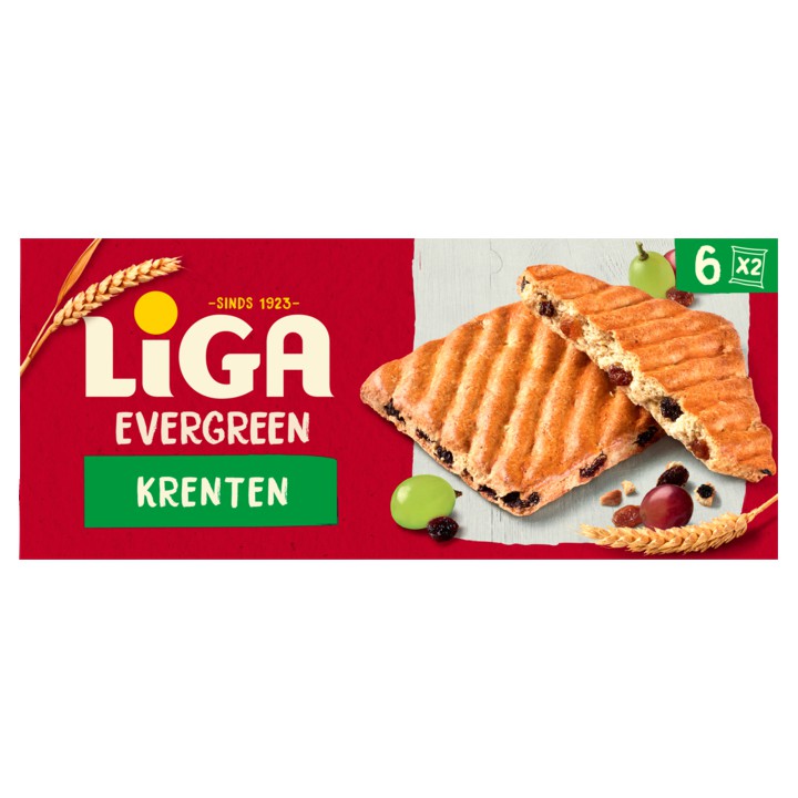 LiGA Evergreen koekjes Krenten 225g