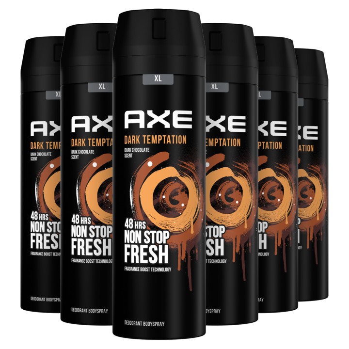 AXE Deodorant Bodyspray Dark Temptation 6 x 200ml