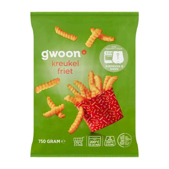 g'woon Kreukel friet