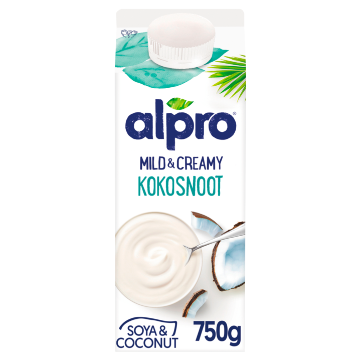 Alpro Mild &amp;amp; Creamy Kokosnoot Plantaardige Variatie Op Yoghurt 750g