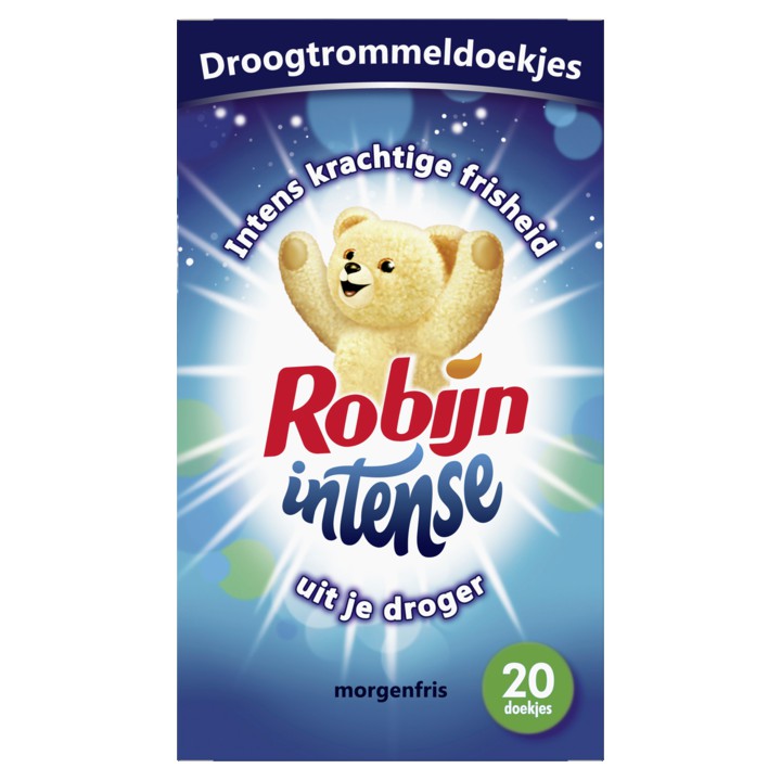 Robijn Intense Droogtrommeldoekjes Morgenfris 20 stuks