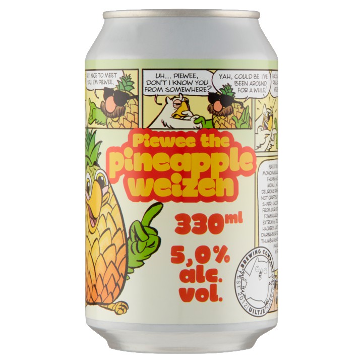 Uiltje - Piewee the Pineapple Weizen - Blik 330ML