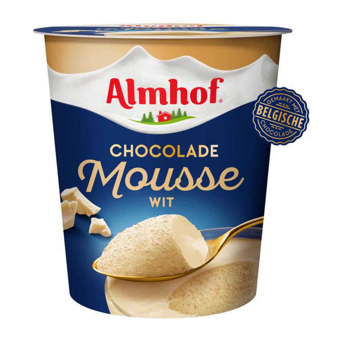 Almhof Chocolademousse wit