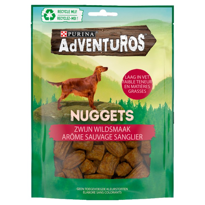 Purina Adventuros nuggets zwijn