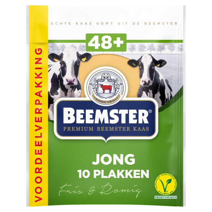 Beemster Jong plakken voordeelverpakking 250g