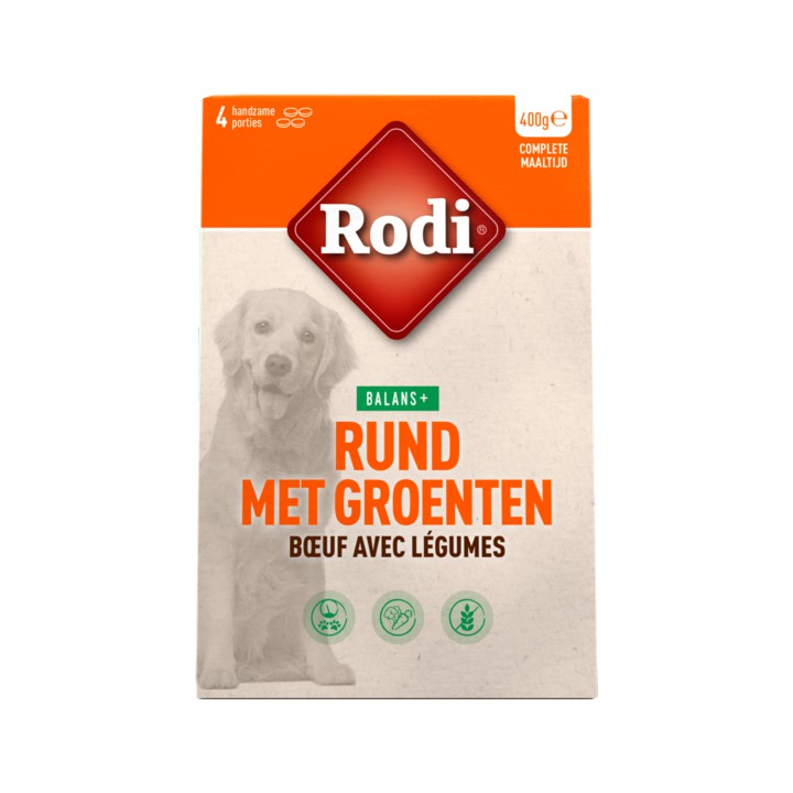 Rodi Balans+ Rund met Groenten 400g