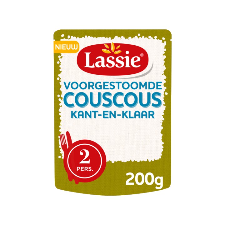 Lassie Voorgestoomde Couscous Kant-en-Klaar 200g