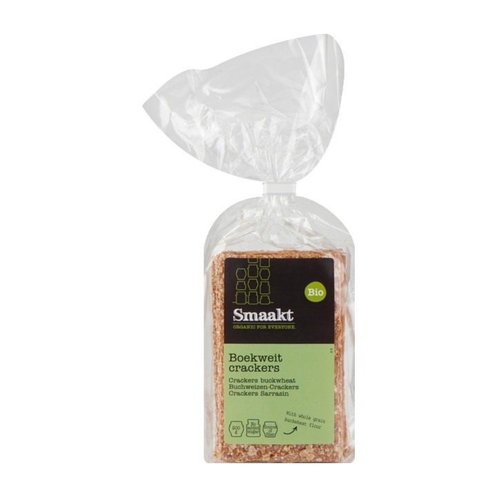 Smaakt Bio Boekweit Crackers 200g